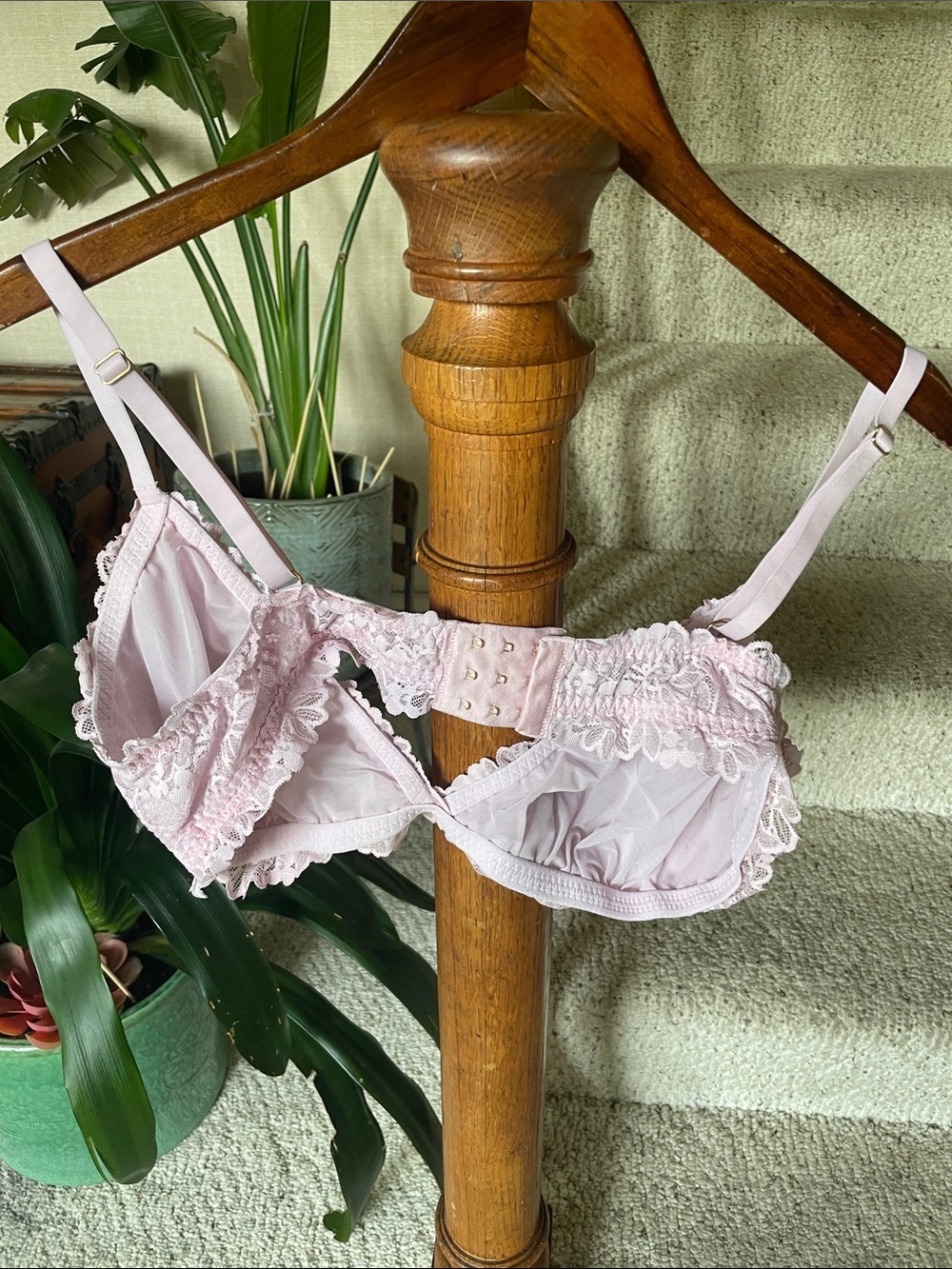 aerie Lace Underwire Bralette - Light Pink XL - Picture 4 of 8